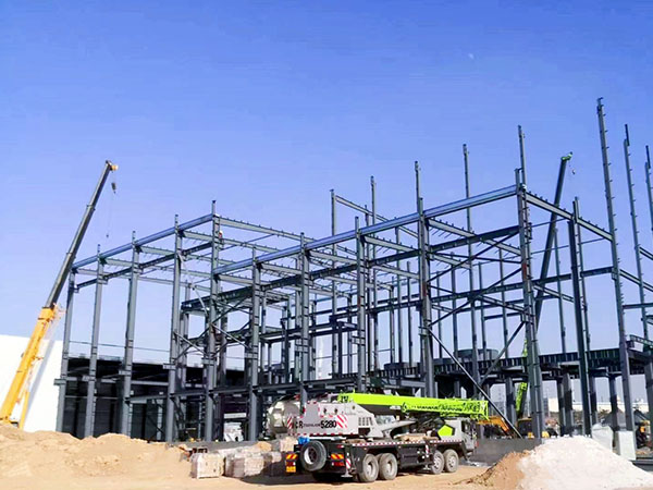 New Materials Steel Structure Factory Project